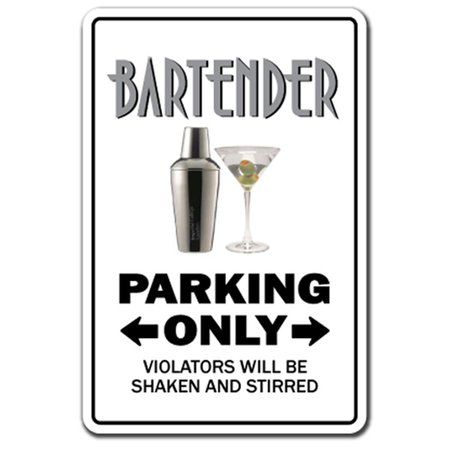 AMISTAD 5 x 7 in. Novelty Sticker - Bartender AM2073628